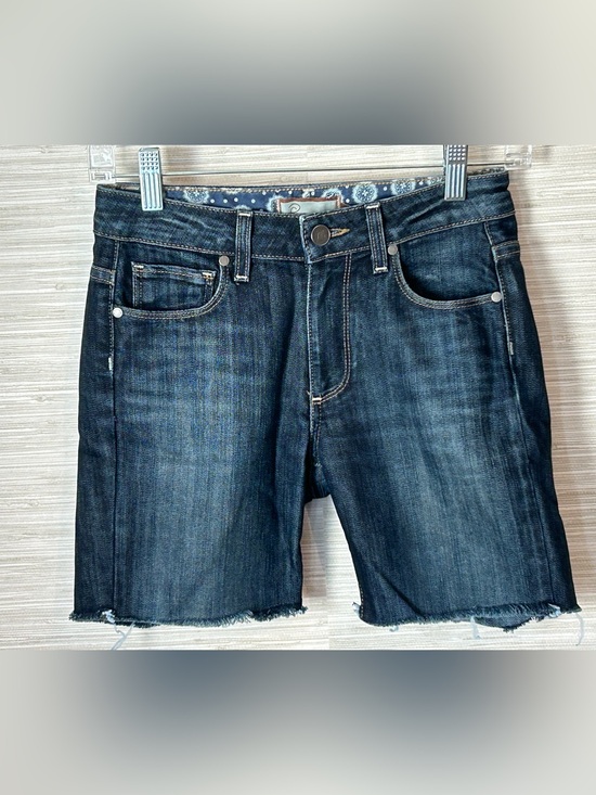 PAIGE Pants - Paige Premium Denim Bermuda Shorts Distressed Bootcut Altered EUC